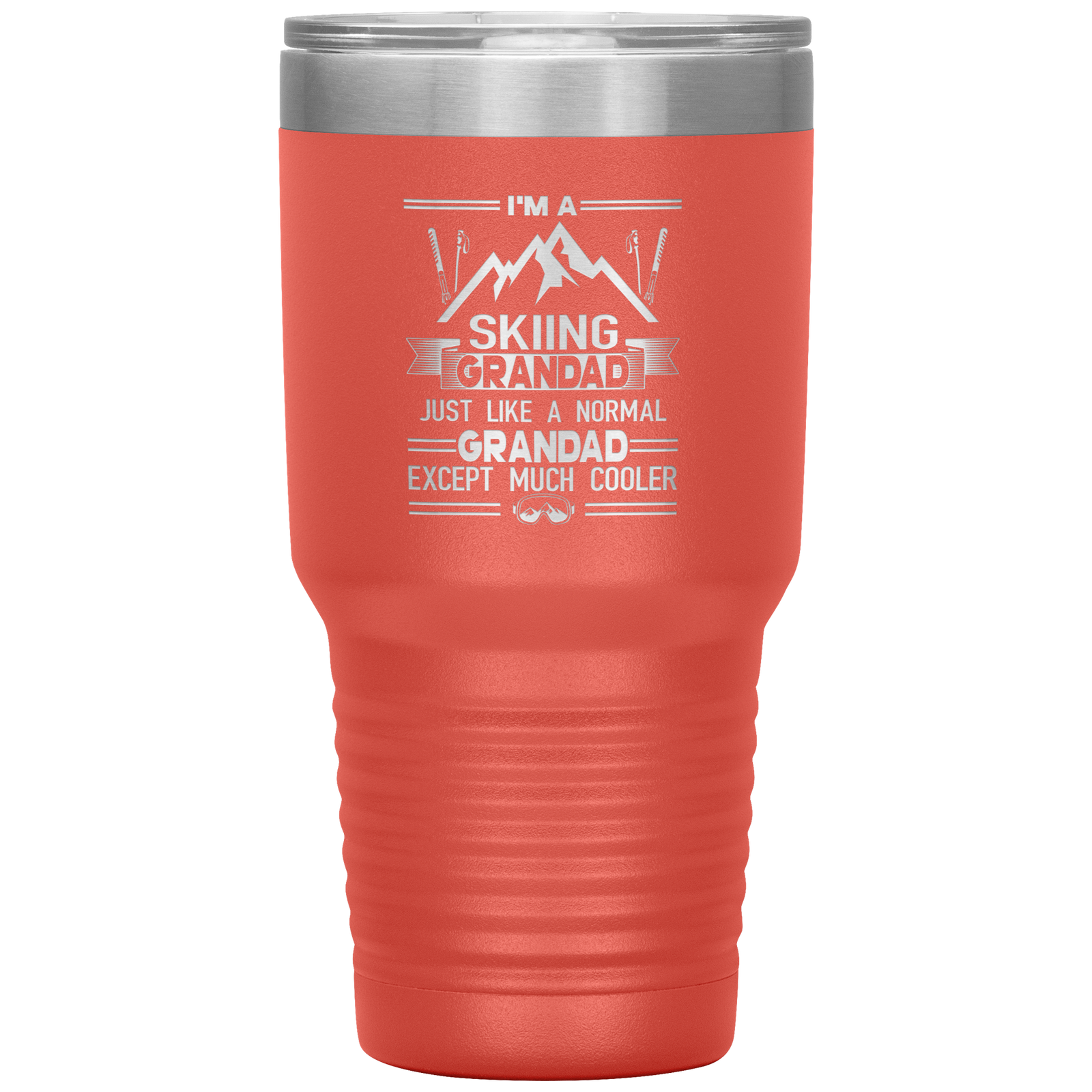 I'm A Skiing Grandad 30oz Tumbler - Powderaddicts