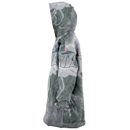 Arapahoe Basin, Colorado Ski Trail Map - Snug Hoodie