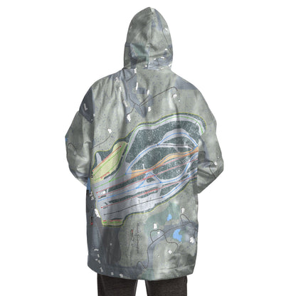 Mount Southington, Connecticut Ski Trail Map - Snug Hoodie