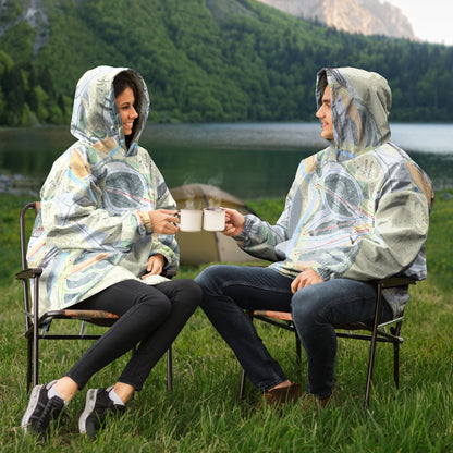 Paoli Peaks, Indiana Ski Trail Map - Snug Hoodie - Powderaddicts