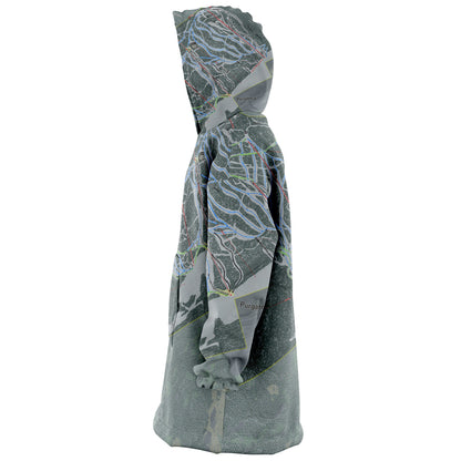 Purgatory, Colorado Ski Trail Map - Snug Hoodie - Powderaddicts