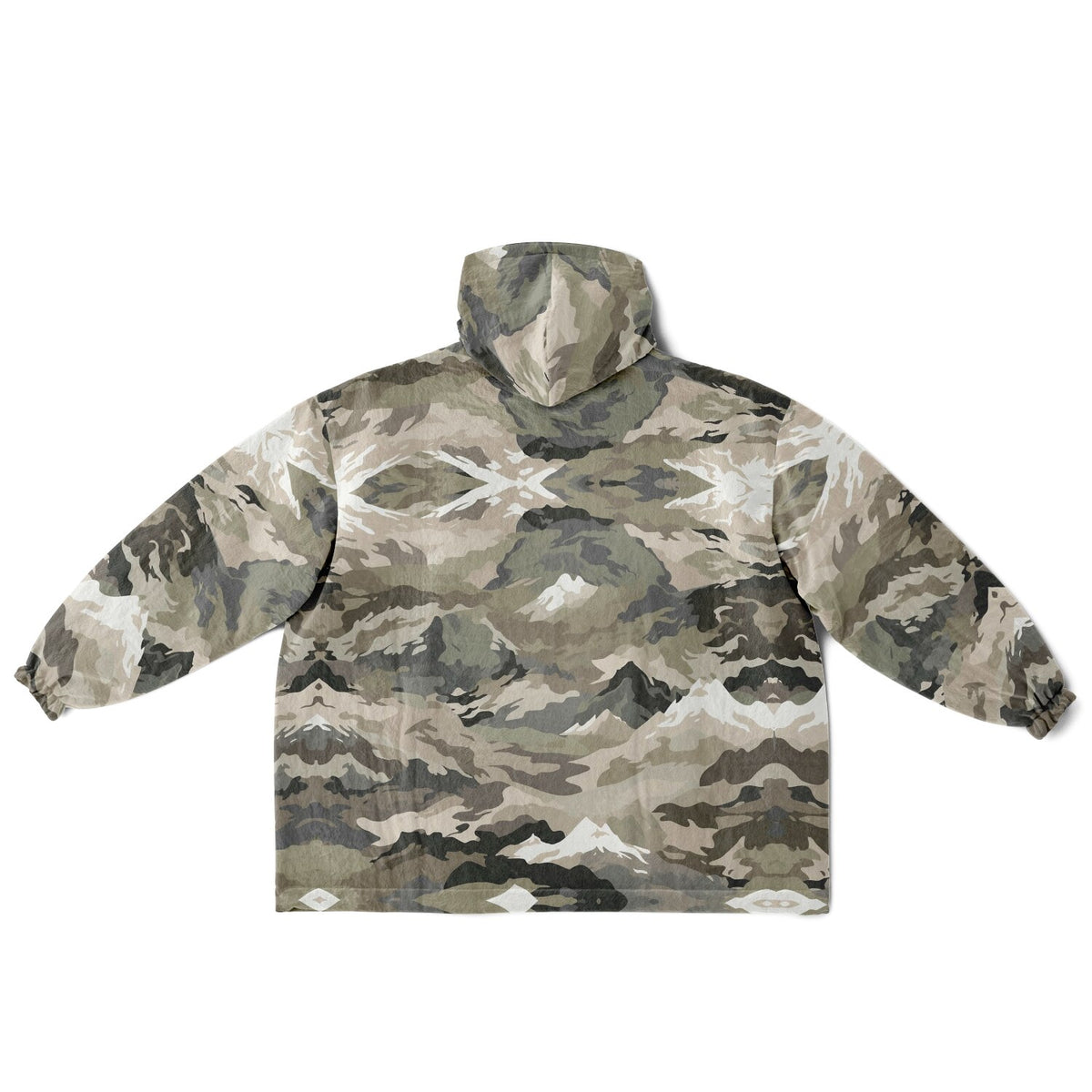 Powder Mountain, Utah Ski Resort Map Youth Reversible Snug Hoodie
