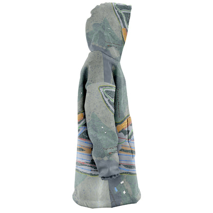 Tussey Mountain, Pennsylvania Ski Trail Map Snug Hoodie