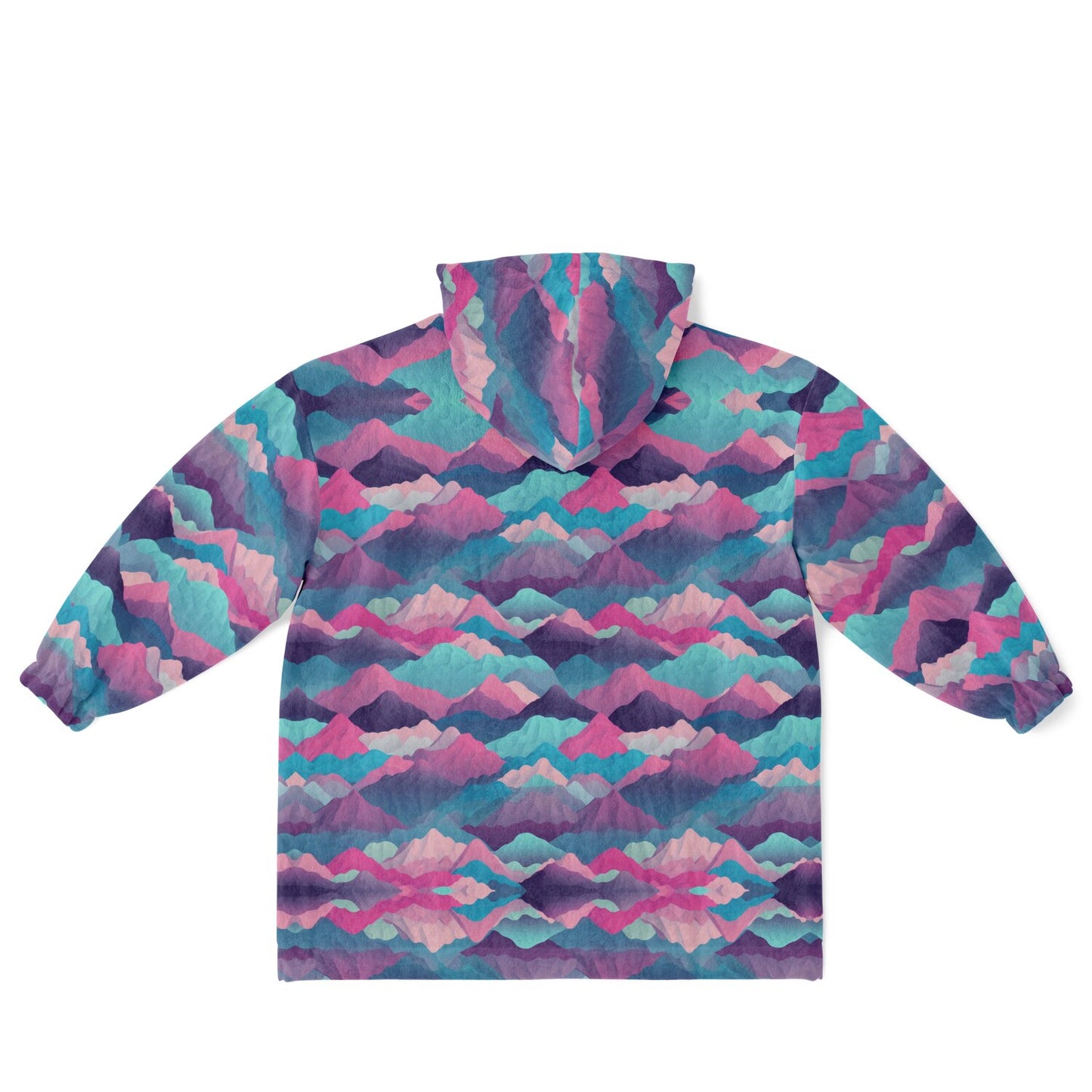 Powder Mountain, Utah Ski Resort Map Youth Reversible Snug Hoodie