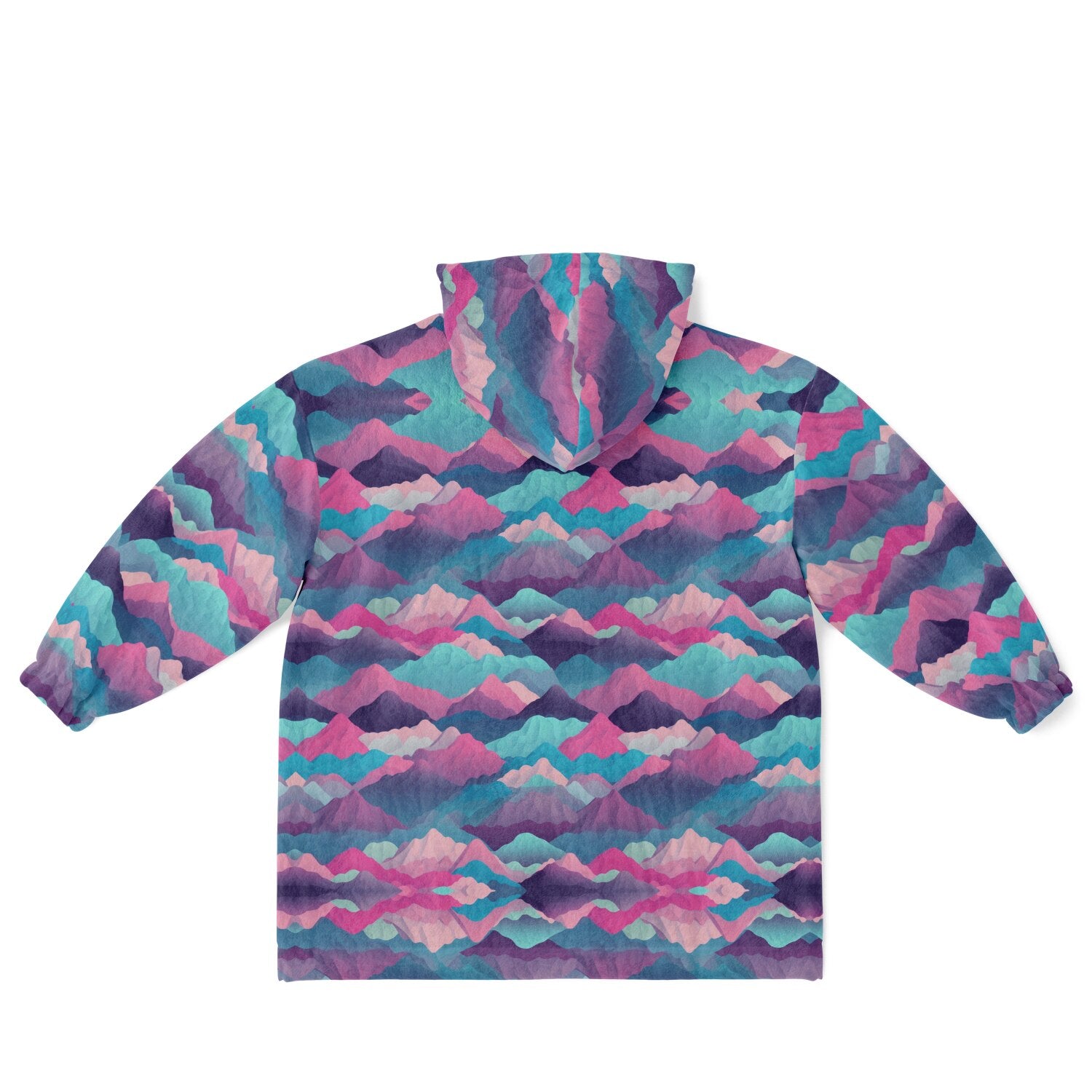 Powder Mountain, Utah Ski Resort Map Youth Reversible Snug Hoodie