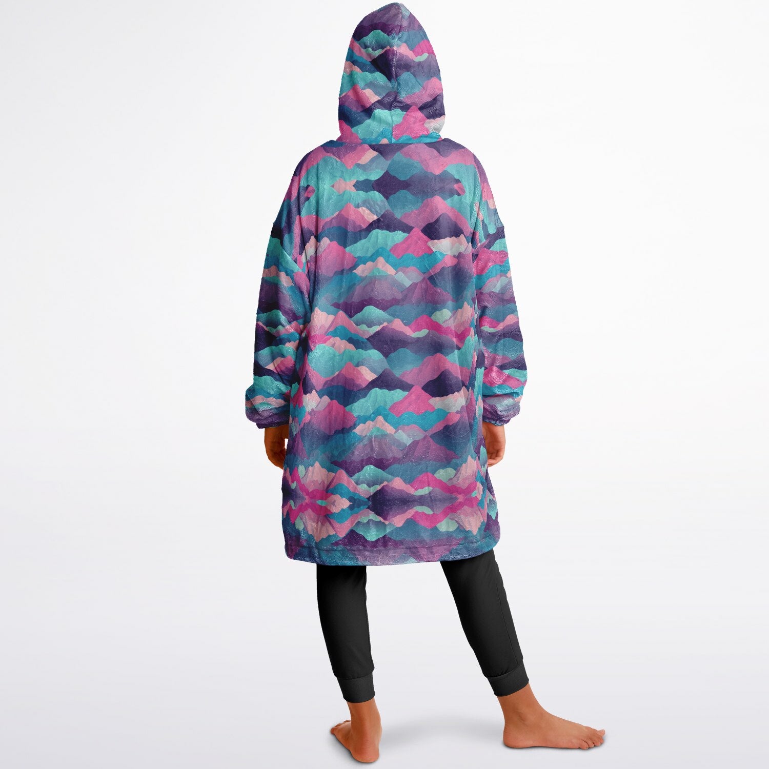 Powder Mountain, Utah Ski Resort Map Youth Reversible Snug Hoodie