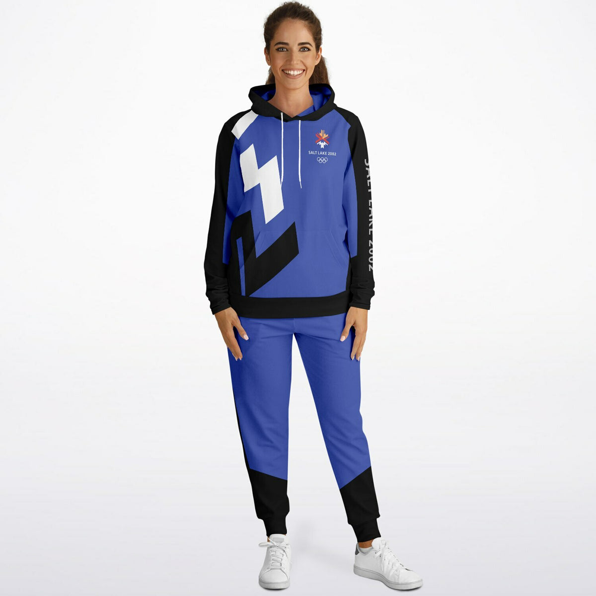 The Salt Lake 2002 Olympics Uniforms Hoodie &amp; Jogger - Blue