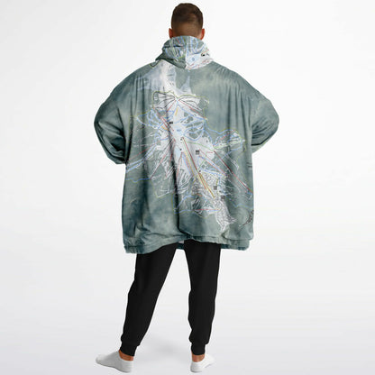 Mount Buller, Australia Ski Trail Map - Snug Hoodie - Powderaddicts