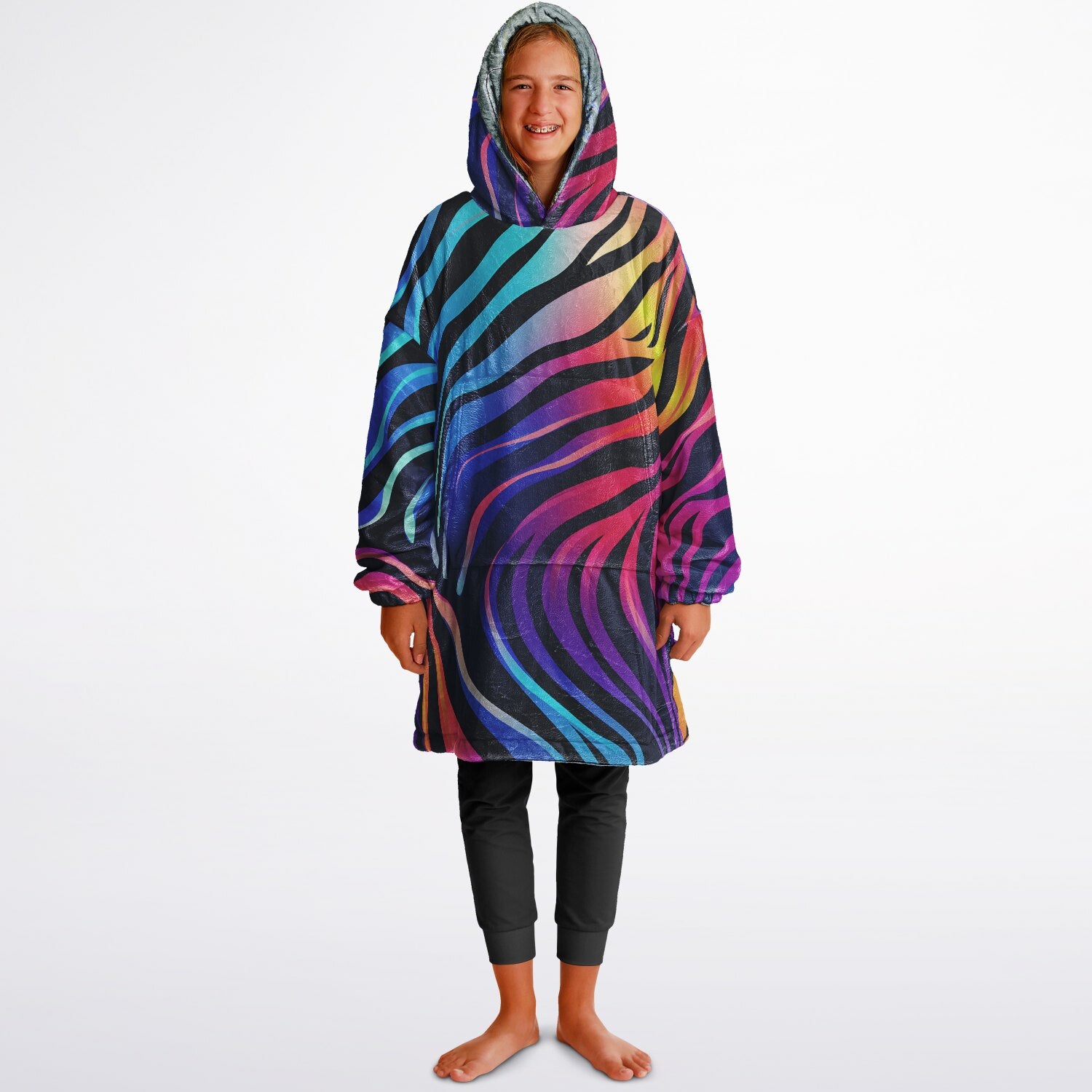 Cannon Mountain, New Hampshire Ski Resort Map Youth Reversible Snug Hoodie