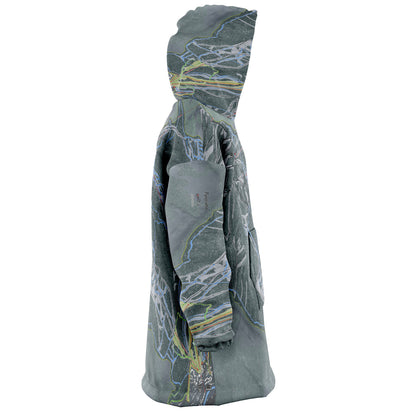 Panorama, British Columbia Ski Trail Map - Snug Hoodie - Powderaddicts