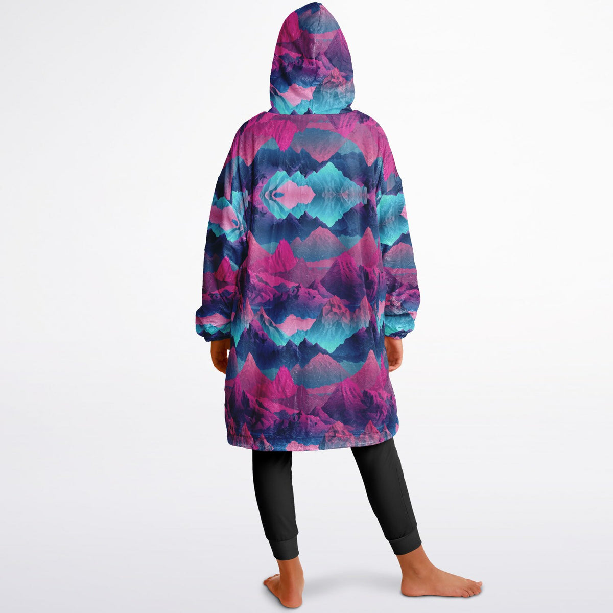 Powder Mountain, Utah Ski Resort Map Youth Reversible Snug Hoodie