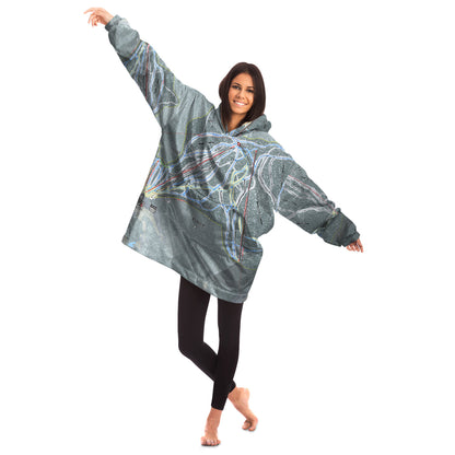 Eldora, Colorado Ski Trail Map - Snug Hoodie