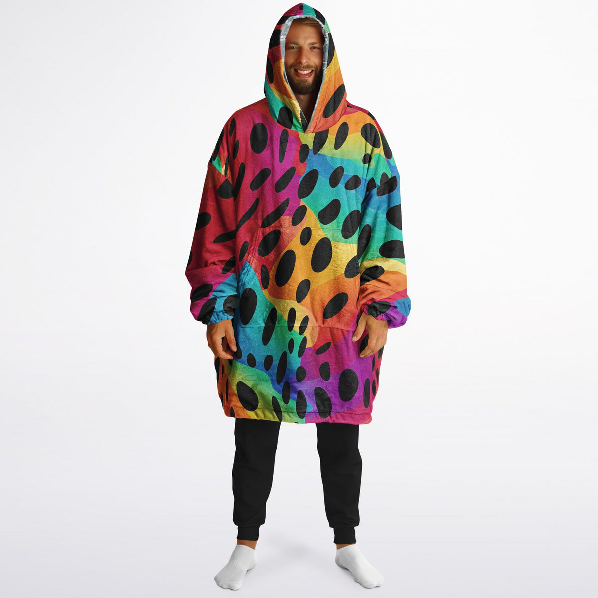 Ski Resort Map Reversible Snug Hoodie.