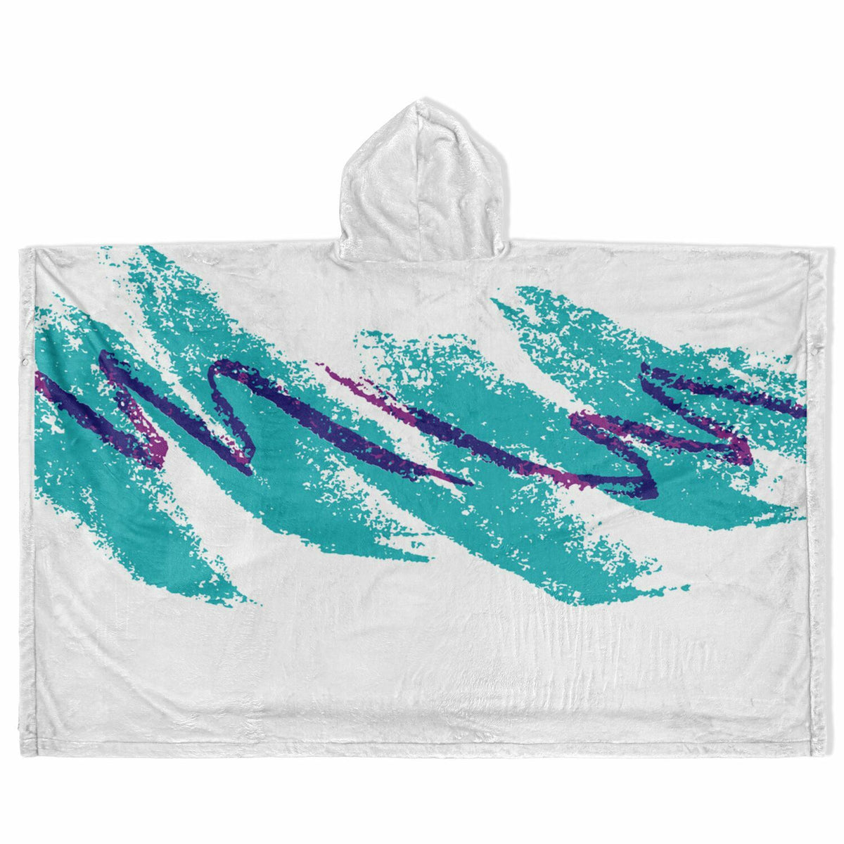 Solo Jazz Flannel Blanket Poncho - AOP