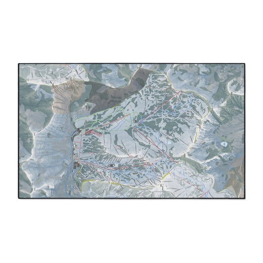 Alta, Utah Ski Resort Map Heavy Duty Floor Mat