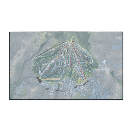 Stratton Mountain, Vermont Ski Resort Map Heavy Duty Floor Mat