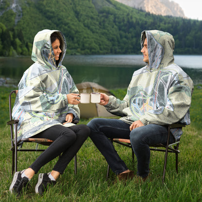 Mt La Crosse, Wisconsin Ski Trail Map - Snug Hoodie