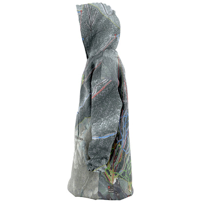 Whiteface Mountain, New York Ski Trail Map - Snug Hoodie