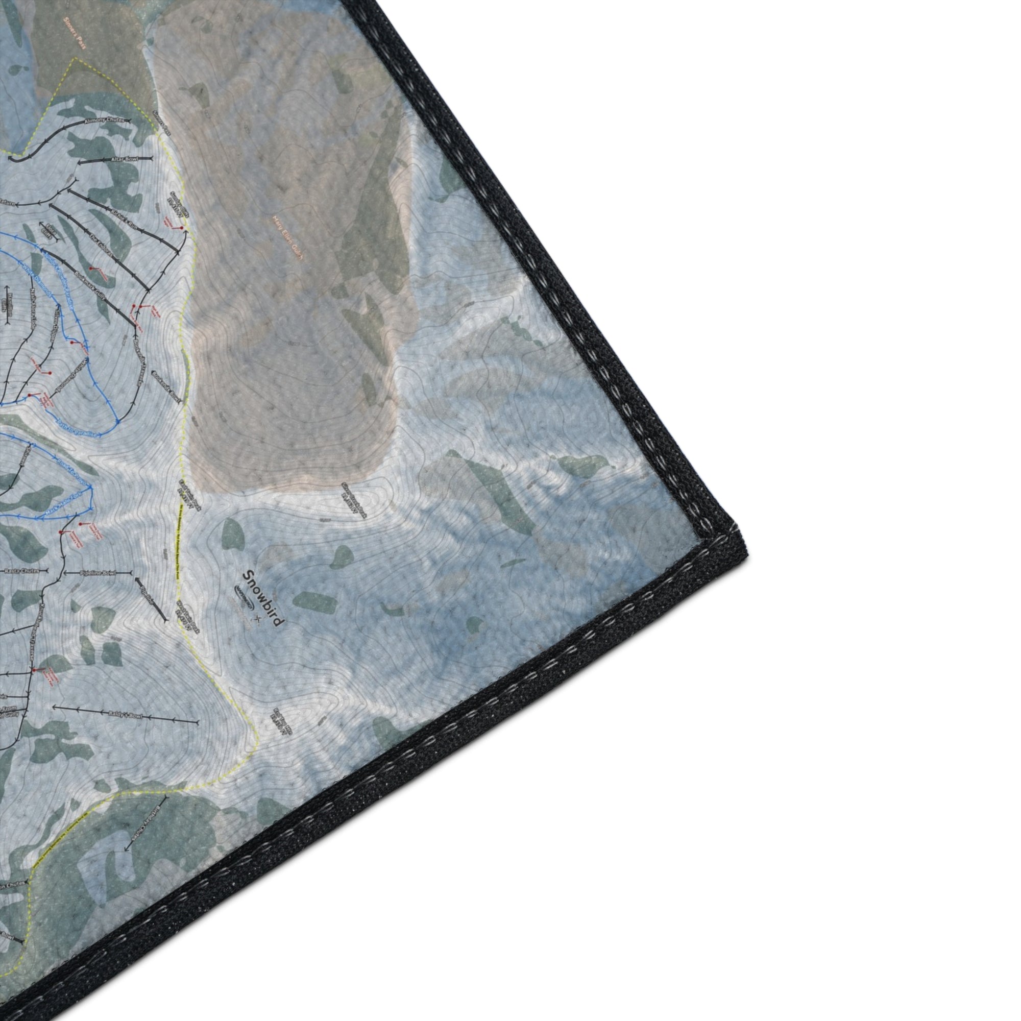 Snowbird, Utah Ski Resort Map Heavy Duty Floor Mat