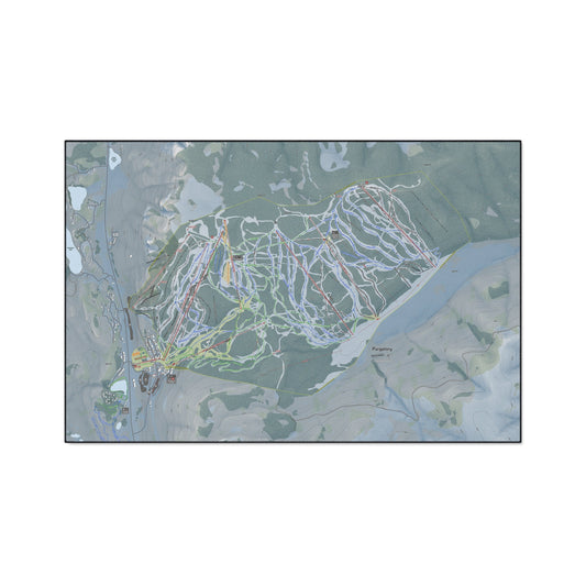 Purgatory, Colorado Ski Resort Map Heavy Duty Floor Mat