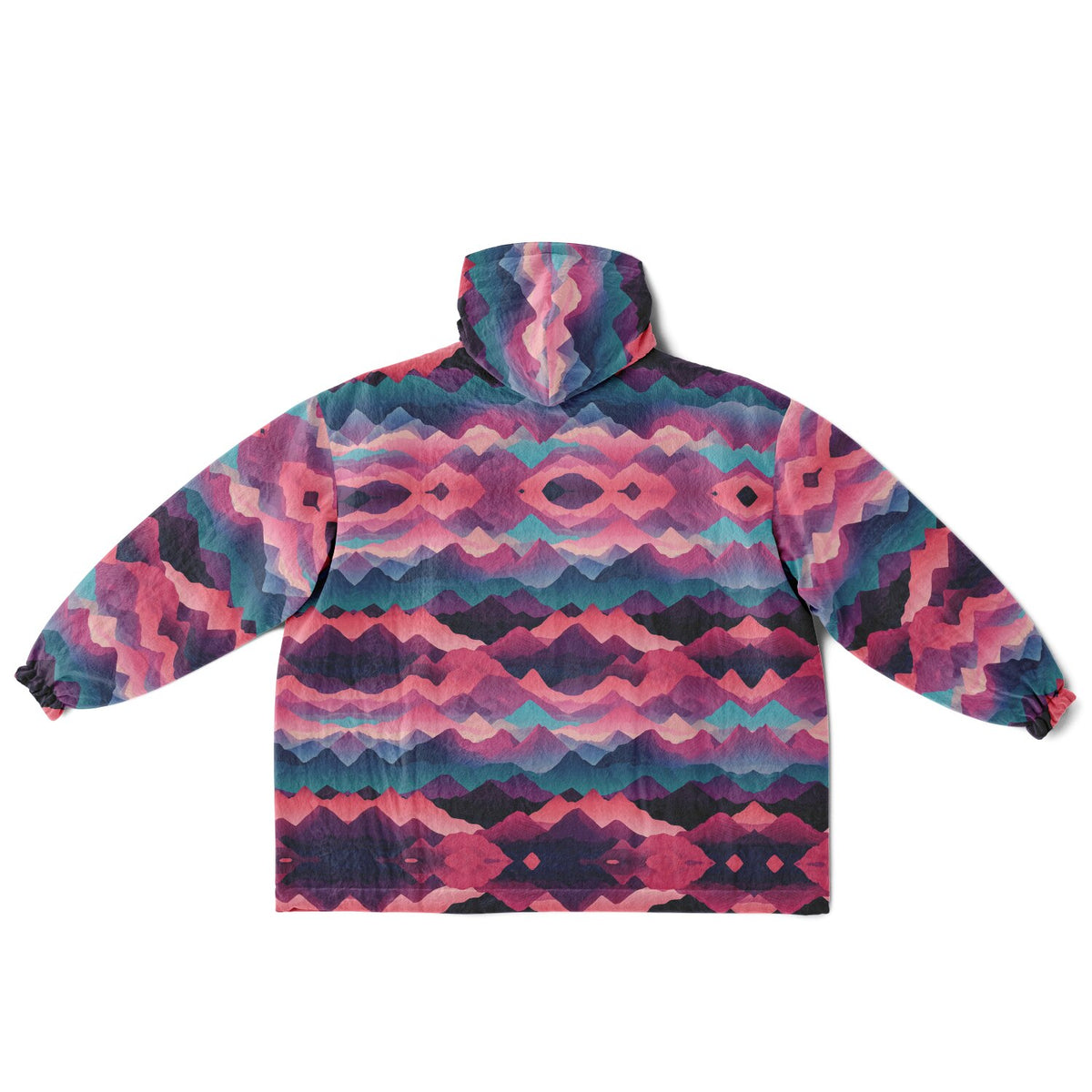 Powder Mountain, Utah Ski Resort Map Reversible Snug Hoodie