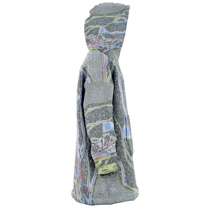 Sandia Peak, New Mexico Ski Trail Map - Snug Hoodie