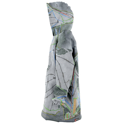 Soldier Mountain, Idaho Ski Trail Map - Snug Hoodie