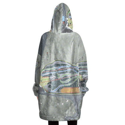 Yawgoo Valley, Rhode Island Ski Trail Map - Snug Hoodie - Powderaddicts