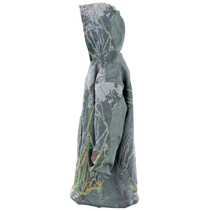 Copper Mountain, Colorado Ski Trail Map - Snug Hoodie