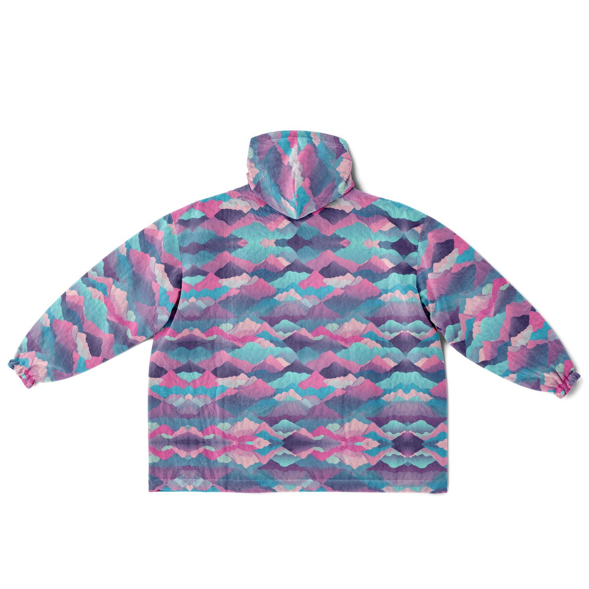 Powder Mountain, Utah Ski Resort Map Reversible Snug Hoodie