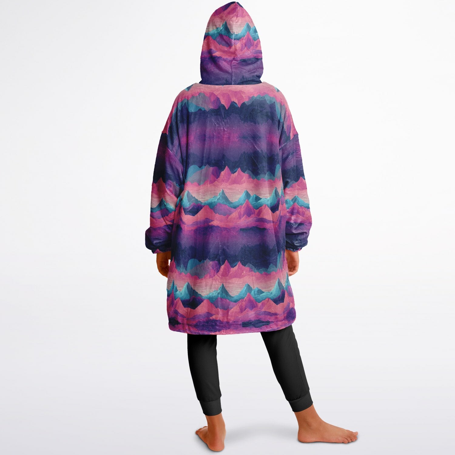 Powder Mountain, Utah Ski Resort Map Youth Reversible Snug Hoodie