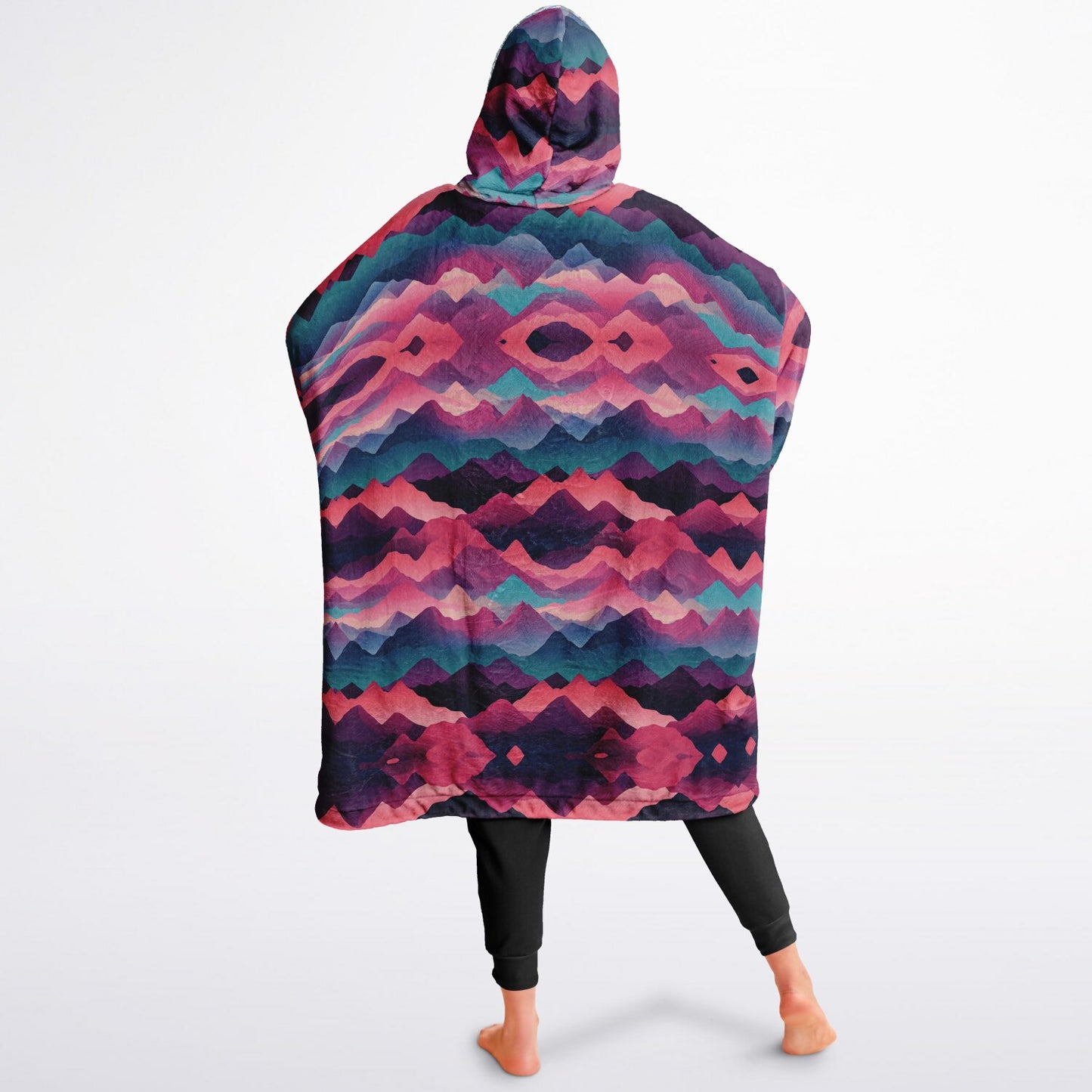 Powder Mountain, Utah Ski Resort Map Reversible Snug Hoodie