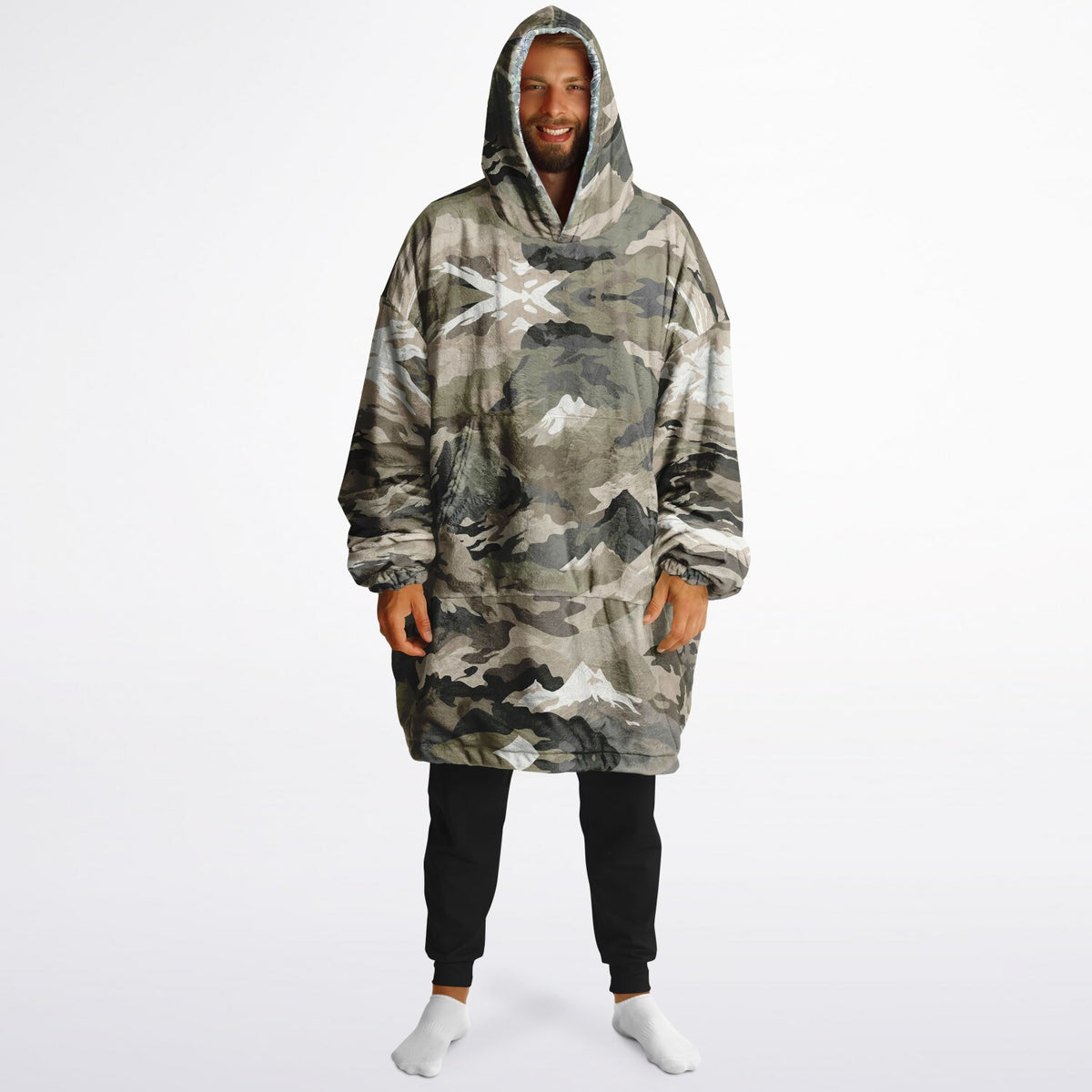 Powder Mountain, Utah Ski Resort Map Youth Reversible Snug Hoodie