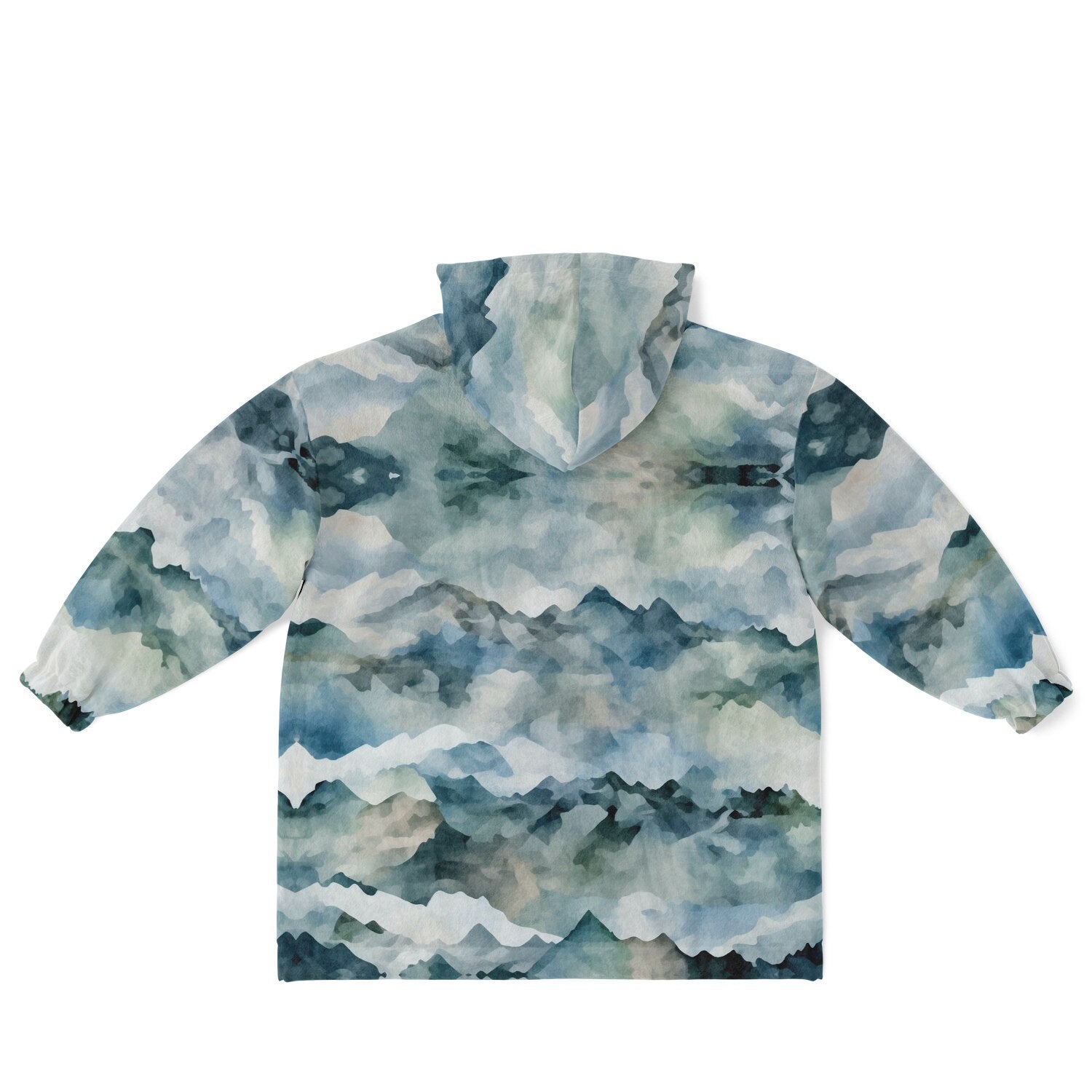 Powder Mountain, Utah Ski Resort Map Youth Reversible Snug Hoodie