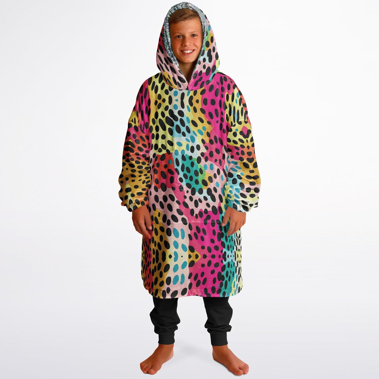 Powder Mountain, Utah Ski Resort Map Youth Reversible Snug Hoodie