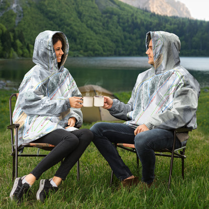 Mt Crescent, Iowa Ski Trail Map - Snug Hoodie