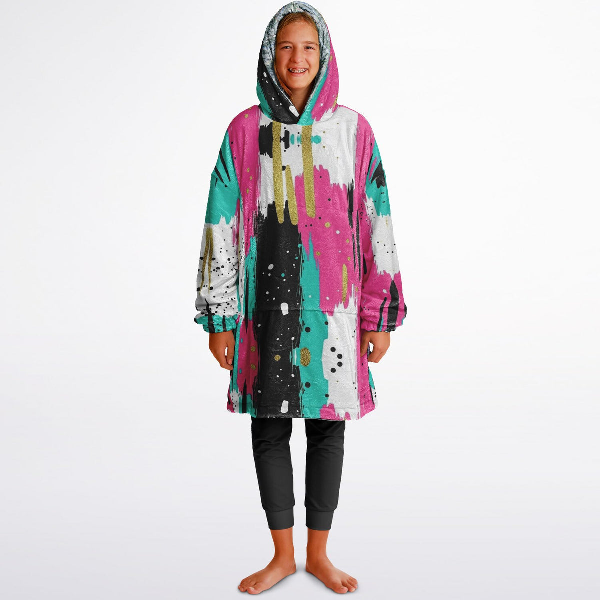 Powder Mountain, Utah Ski Resort Map Youth Reversible Snug Hoodie