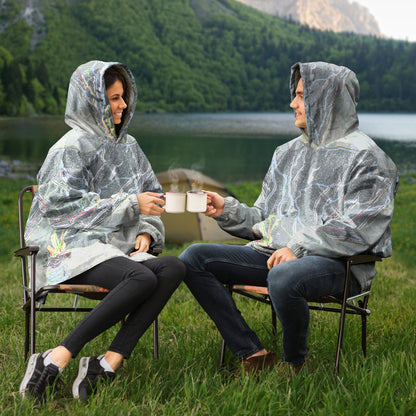 Powderhorn, Colorado Ski Trail Map - Snug Hoodie