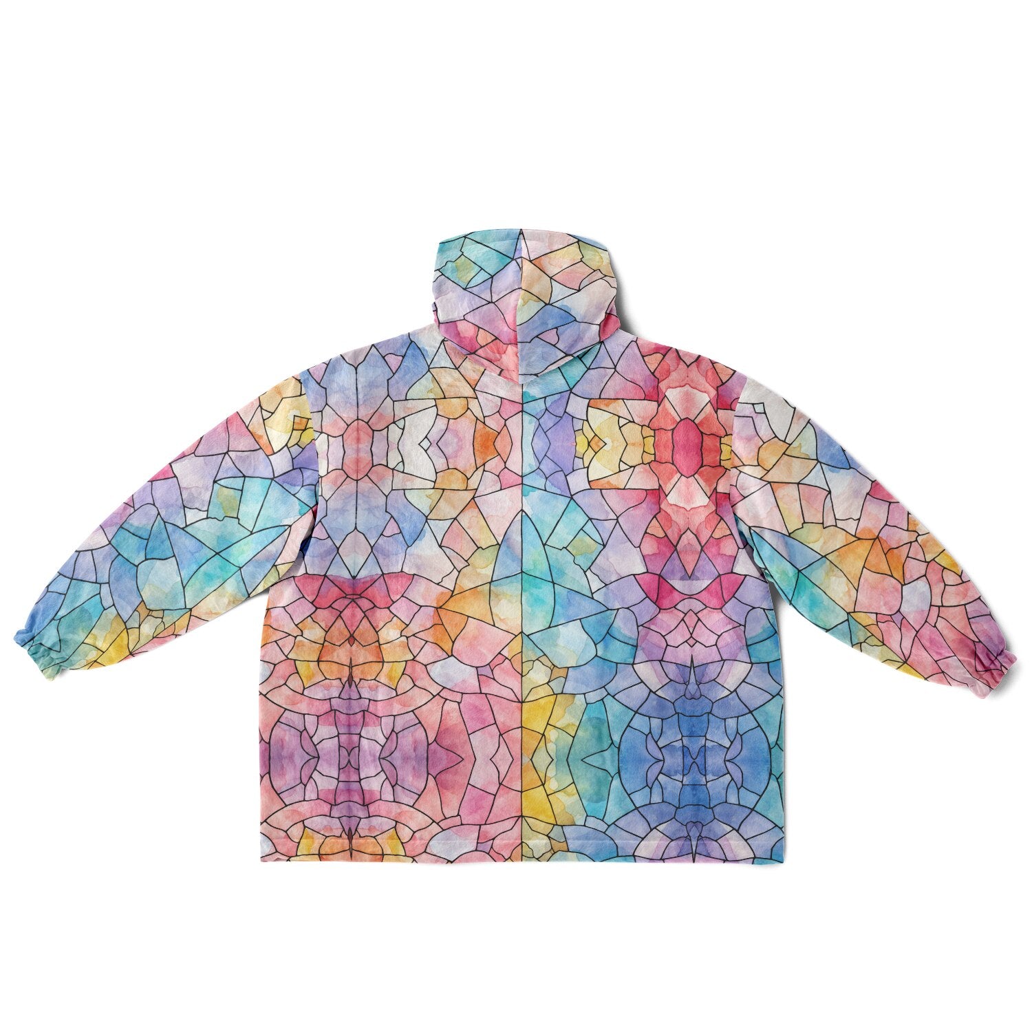 Powder Mountain, Utah Ski Resort Map Reversible Snug Hoodie