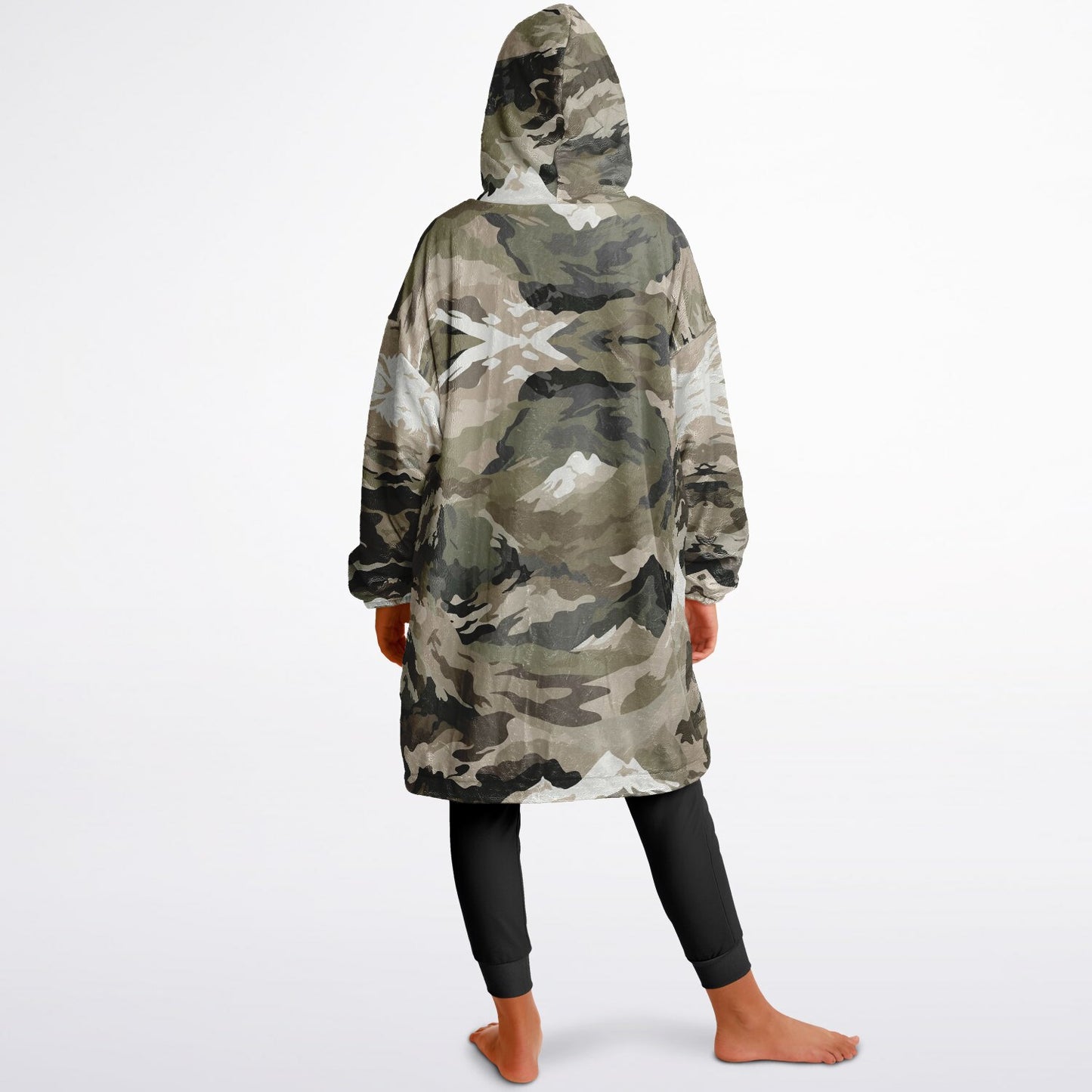 Powder Mountain, Utah Ski Resort Map Reversible Snug Hoodie