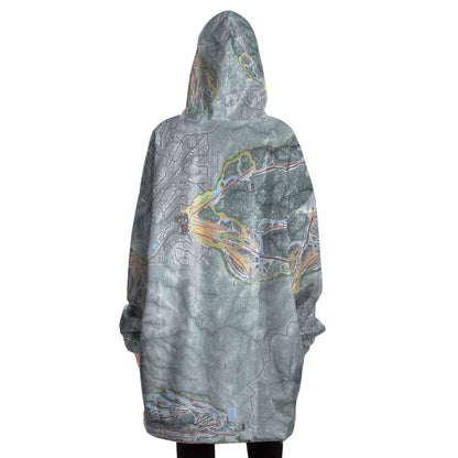 Big Bear Combo, California Ski Trail Map - Snug Hoodie