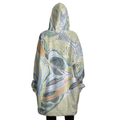 Paoli Peaks, Indiana Ski Trail Map - Snug Hoodie - Powderaddicts