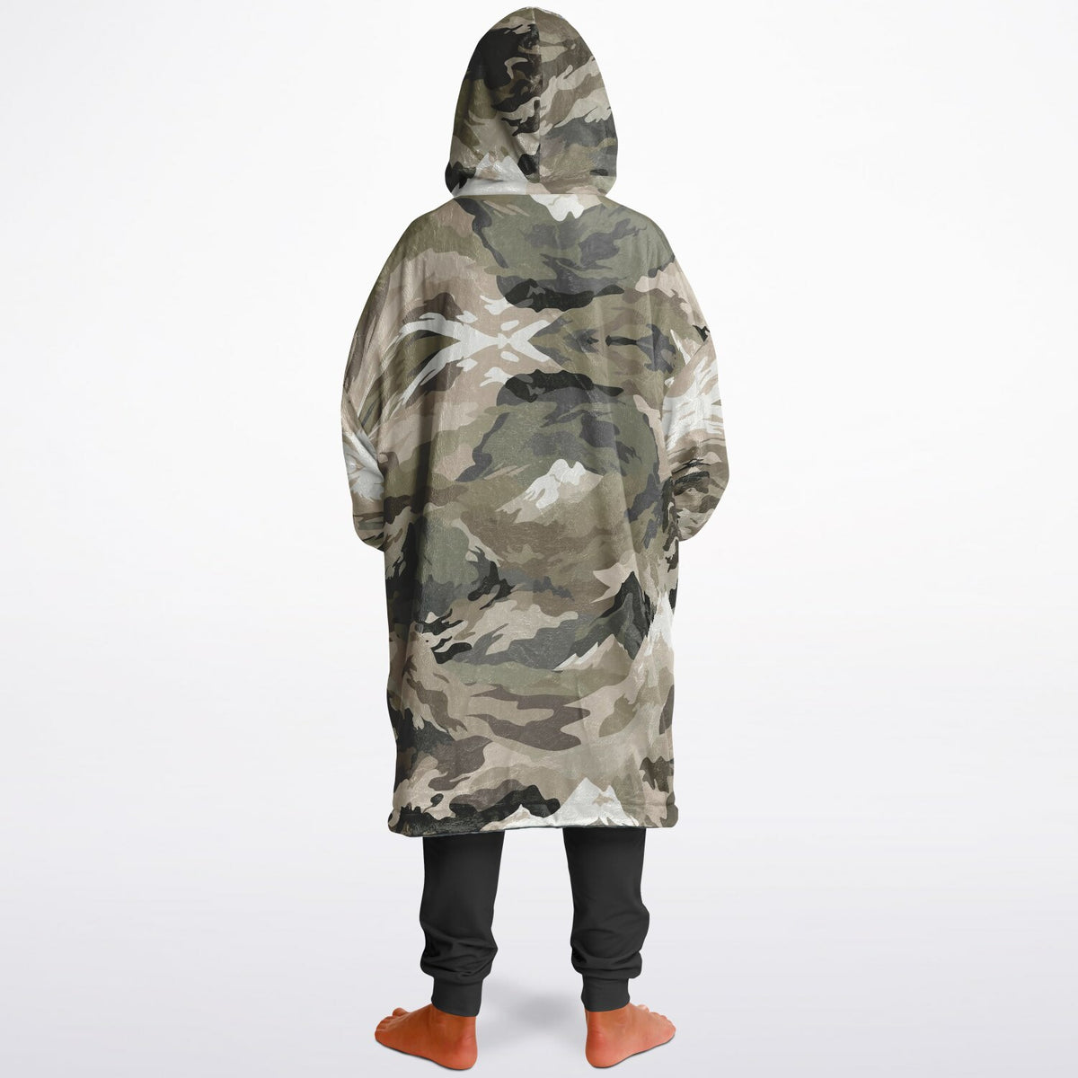 Powder Mountain, Utah Ski Resort Map Reversible Snug Hoodie