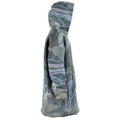 Moosehead Mountain, Maine Ski Trail Map - Snug Hoodie