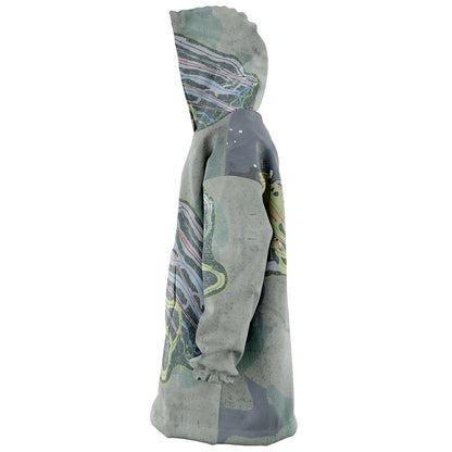 Mohawk Mountain, Connecticut Ski Trail Map - Snug Hoodie