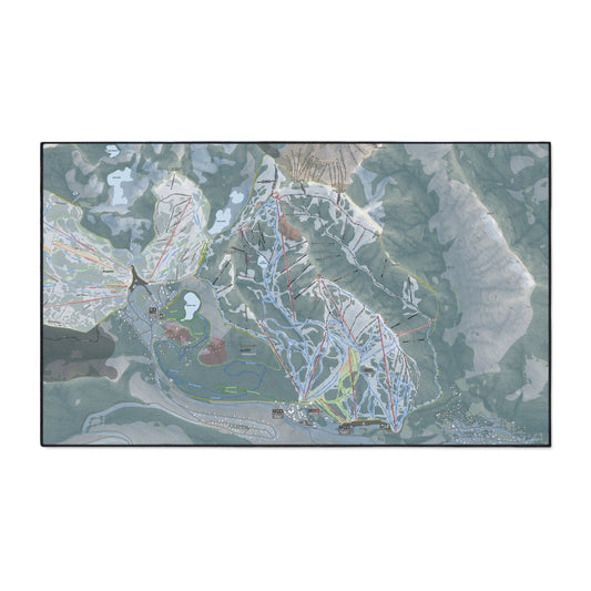 Solitude, Utah Ski Resort Map Heavy Duty Floor Mat