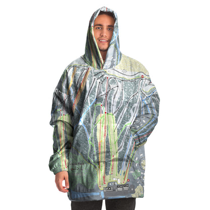 Granite Peak, Wisconsin Ski Trail Map - Snug Hoodie