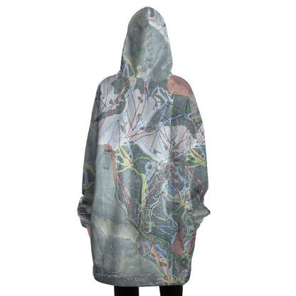 Vail, Colorado Ski Trail Map - Snug Hoodie - Powderaddicts