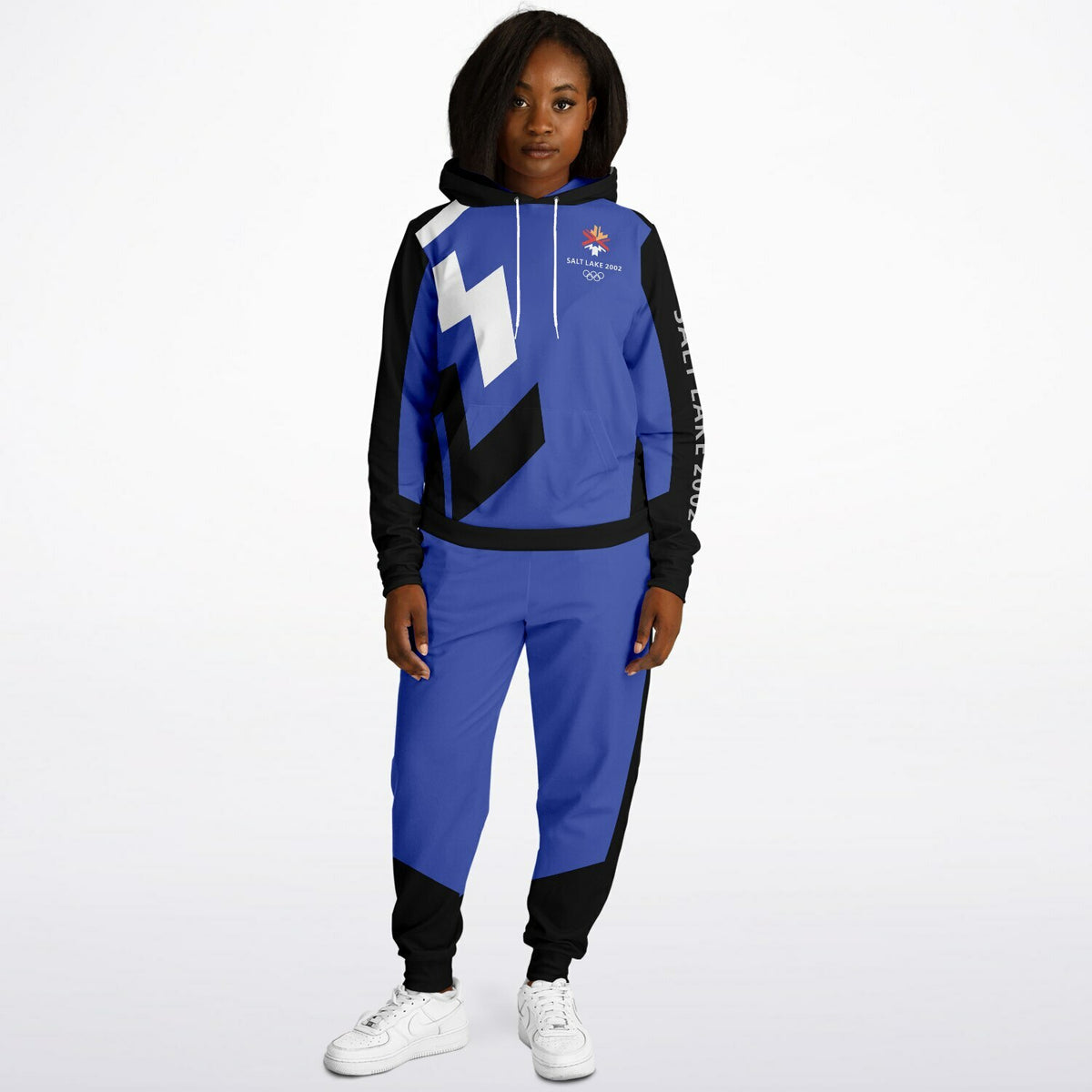 The Salt Lake 2002 Olympics Uniforms Hoodie &amp; Jogger - Blue