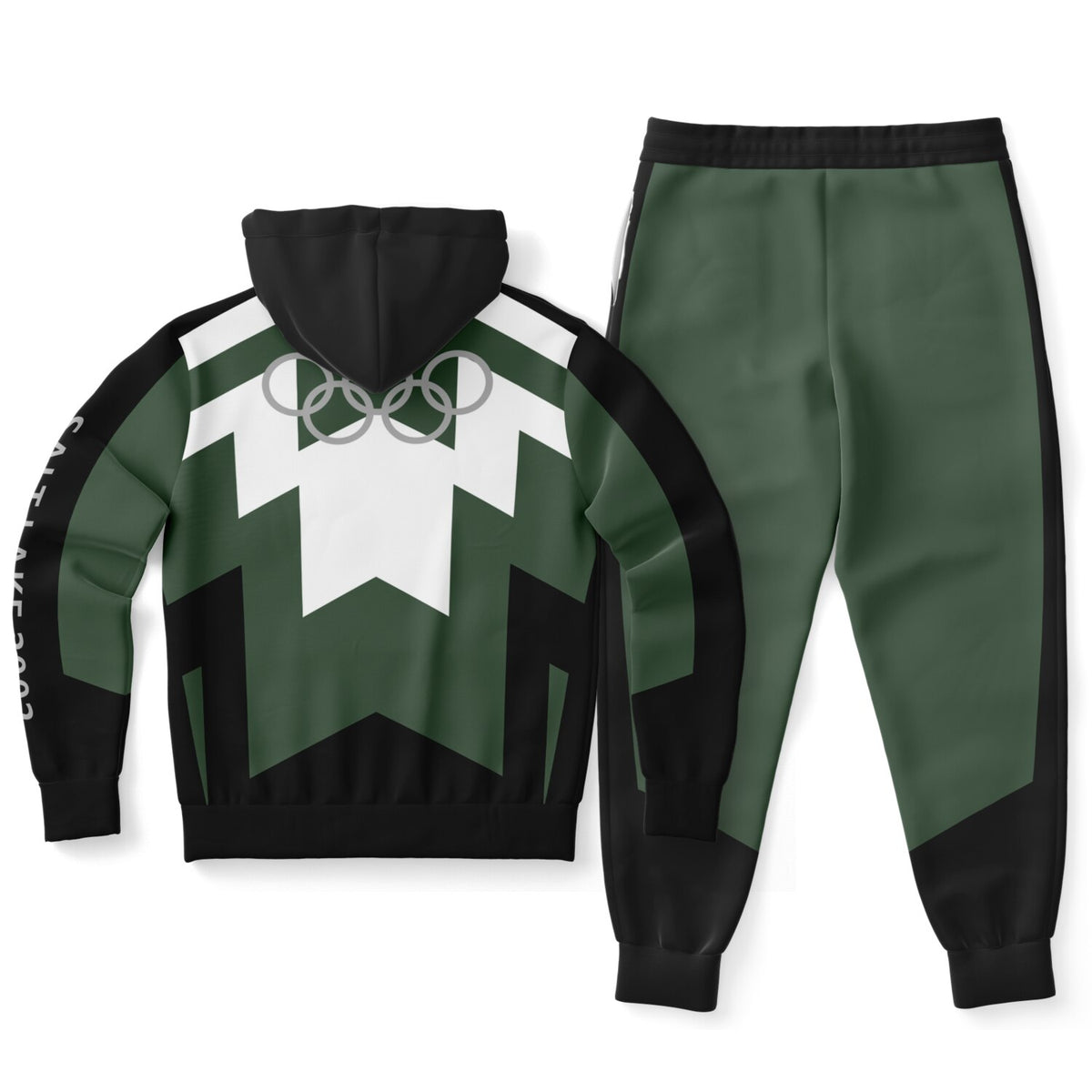 The Salt Lake 2002 Olympics Uniforms Hoodie &amp; Jogger - Green